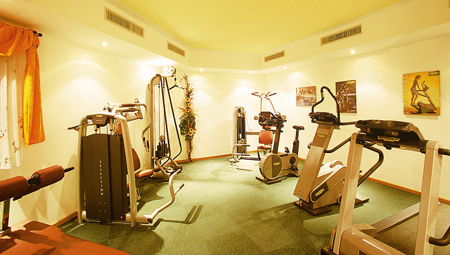 Fitnessraum mit Techno-Gym-Geräten