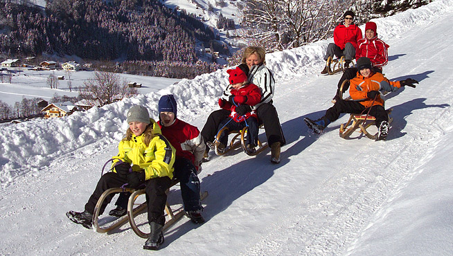 Rodelspaß in Großarl 