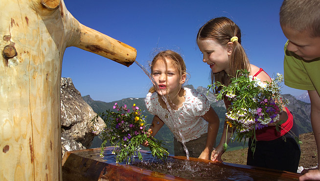 Kinderspass auf der Alm