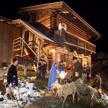 Advent mit lebender Krippe in Grossarl